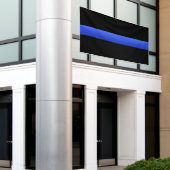 Thin Blue Line Spandoek (Buitenkant Gebouw)