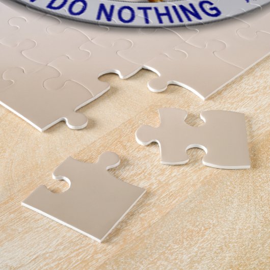 Thin Blue Line Star Badge Legpuzzel (Zijkant)