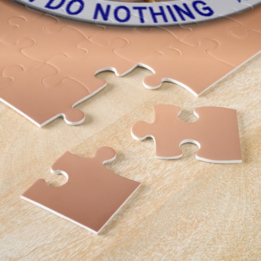 Thin Blue Line Star Badge Legpuzzel (Zijkant)