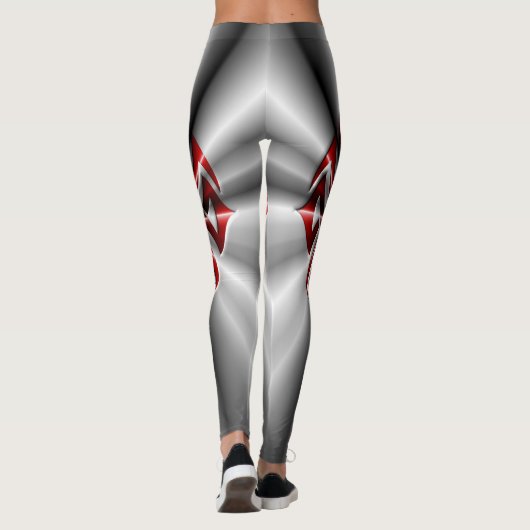 Thin Blue Line - Starburst Leggings (Achterkant)