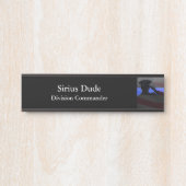 Thin Blue Line - Stars and Stripes Flag Salute Deurbordje (Voorkant)