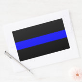 Thin Blue Line-Sticker Rechthoekige Sticker (Envelop)