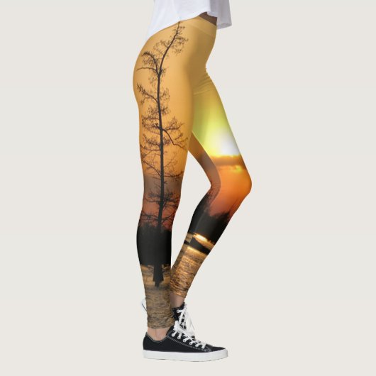 Thin Blue Line - Sunrise op Millwood Leggings (Rechts)