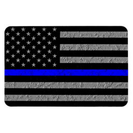 THIN BLUE LINE SUPPORT POLICE MAGNET MAGNEET