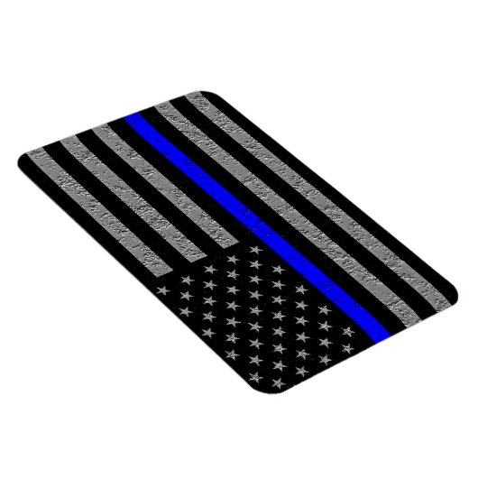 THIN BLUE LINE SUPPORT POLICE MAGNET MAGNEET (Rechterzijde)