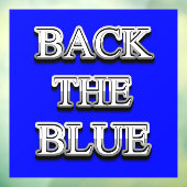 Thin Blue Line Supporter Window Cling Raamsticker (Vel 3)