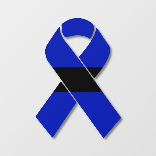 Thin Blue Line Supporter Window Cling Raamsticker (Vel)