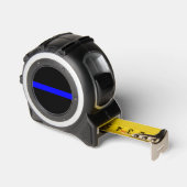 Thin Blue Line Symbolisch op een Rolmaat (Hoek)