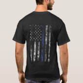 Thin Blue Line T-shirt (Achterkant)