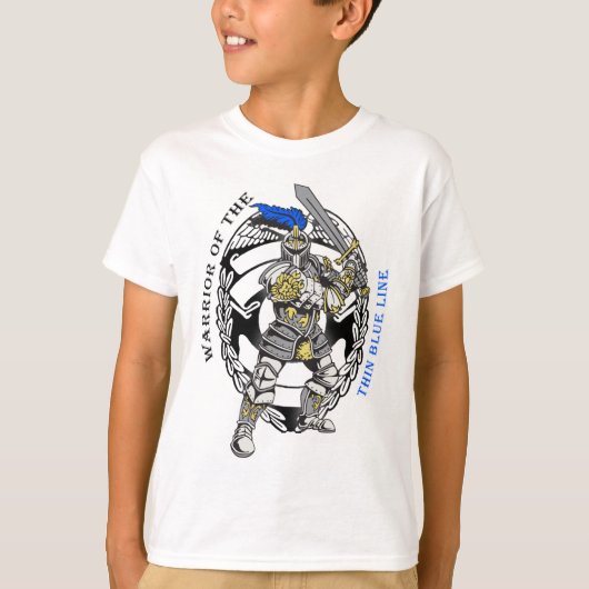 THIN BLUE LINE T-SHIRT (Voorkant)