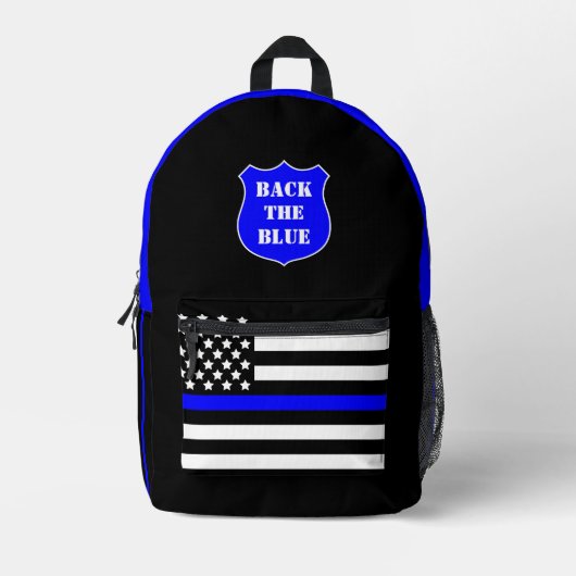 [Thin Blue Line] Terug naar de Blue Police Rugzak (Voorkant)