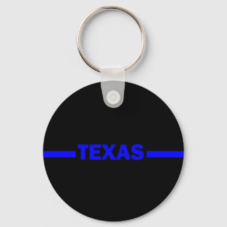 Thin Blue Line-TEXAS-politieman Sleutelhanger