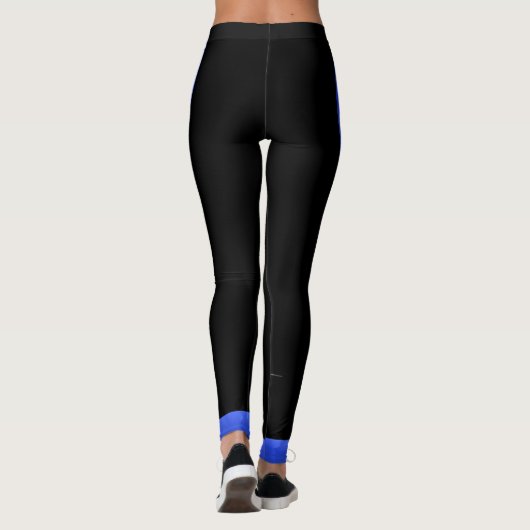 Thin Blue Line - Thin Blue Wife Leggings (Achterkant)