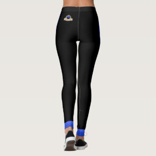Thin Blue Line - Thin Blue Wifey Badge Leggings