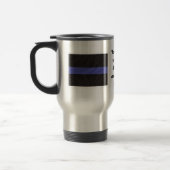Thin Blue Line (Travel Mug) "Vandaag is niet de da Reisbeker (Links)