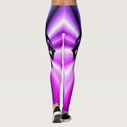 Thin Blue Line - Tribal Starburst Leggings (Achterkant)