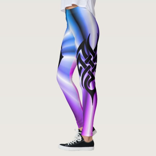 Thin Blue Line - Tribal Starburst Leggings (Links)