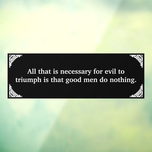 Thin Blue Line Triumping over het aambeeld Raamsticker (Vel 3)