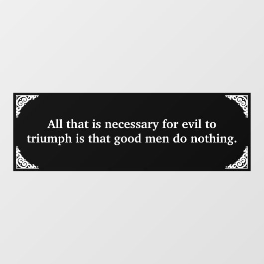 Thin Blue Line Triumping over het aambeeld Raamsticker (Vel)