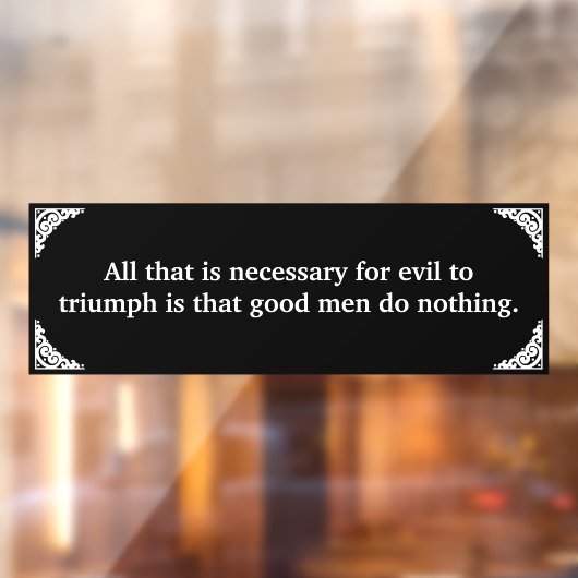 Thin Blue Line Triumping over het aambeeld Raamsticker (Vel 2)