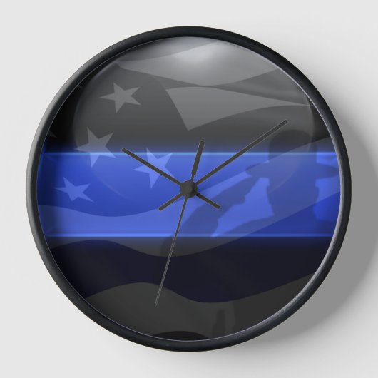 Thin Blue Line Trooper Vlag Saluut (Voorkant)