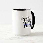 Thin Blue Line Trooper Wife Mok (Voorkant rechts)