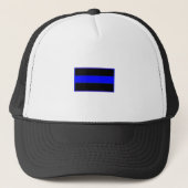 Thin Blue Line Trucker Hat Pet (Voorkant)
