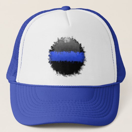 Thin Blue Line Trucker Pet (Voorkant)