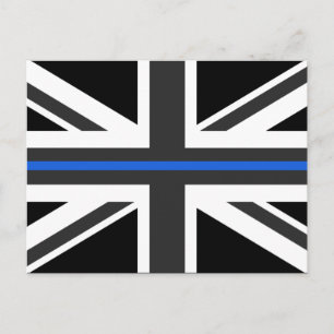 Thin Blue Line UK vlag Briefkaart