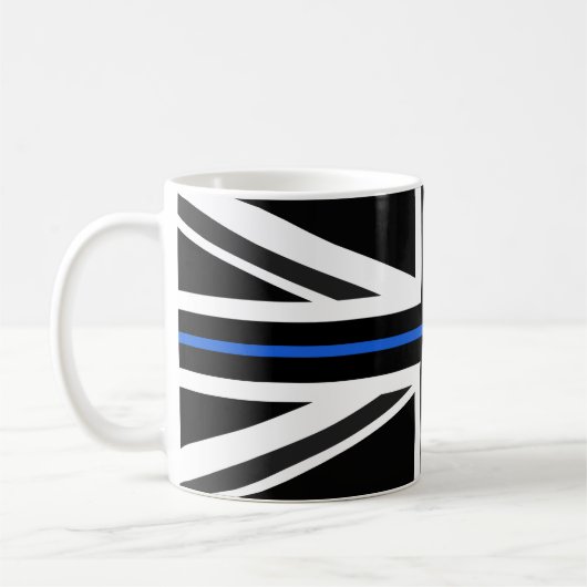 Thin Blue Line UK vlag Koffiemok (Links)