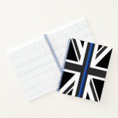 Thin Blue Line UK vlag Notitieboek (Binnen)