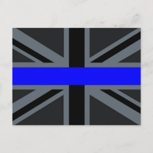 Thin Blue Line Union-aansluiting Briefkaart