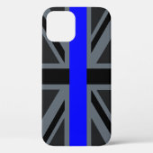 Thin Blue Line Union-aansluiting Case-Mate iPhone Case (Achterkant)