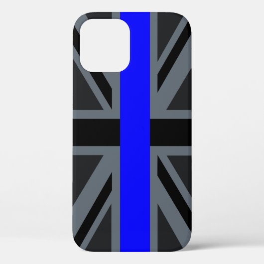Thin Blue Line Union-aansluiting Case-Mate iPhone Case (Achterkant)