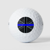 Thin Blue Line Union-aansluiting Golfballen (Voorkant)