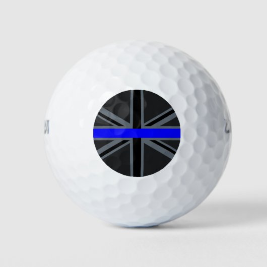 Thin Blue Line Union-aansluiting Golfballen (Voorkant)