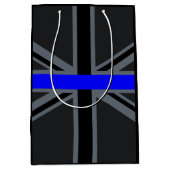 Thin Blue Line Union-aansluiting Medium Cadeauzakje (Voorkant)