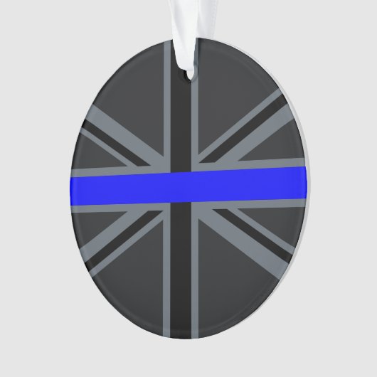 Thin Blue Line Union-aansluiting Ornament (voorkant)