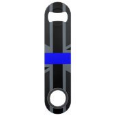 Thin Blue Line Union-aansluiting Speed Flessenopener (Achterkant)