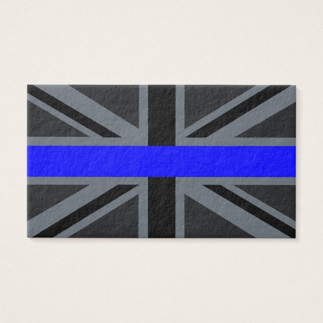 Thin Blue Line Union-aansluiting Visitekaartjes (Voorkant)