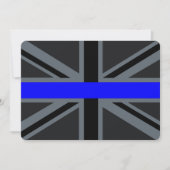 Thin Blue Line Union Jack Graphic (Voorkant)