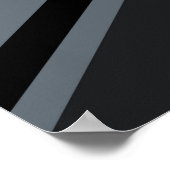 Thin Blue Line Union Jack-stijl Poster (Hoek)