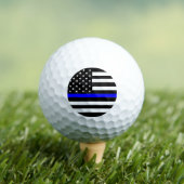 Thin Blue Line US-vlag Golfballen (Insitu Shirt)