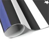 Thin Blue Line USA-vlag Cadeaupapier (Rol Hoek)