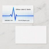 Thin Blue Line Visitekaartje (Voorkant / Achterkant)