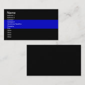 Thin Blue Line Visitekaartje (Voorkant / Achterkant)