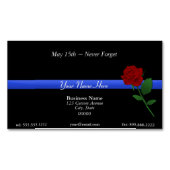 Thin Blue Line Visitekaartje Magneet (Voorkant)