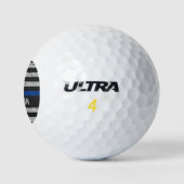 thin blue line vlag Aangepaste politie Golfballen (Logo)