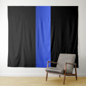 Thin Blue Line Wandkleed (In Situ (horizontaal))