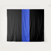 Thin Blue Line Wandkleed (Voorkant (horizontaal))